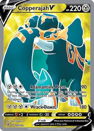 Copperajah V (Full Art) (187)/192 Ultra Rare Holofoil