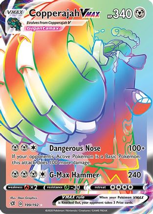 Copperajah VMAX (Secret) (199)/192 Secret Rare Holofoil