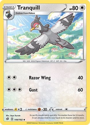 Tranquill (144)/192 Uncommon Reverse Holofoil