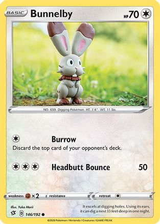 Bunnelby (146)/192 Common Reverse Holofoil