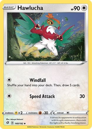 Hawlucha (148)/192 Uncommon Reverse Holofoil