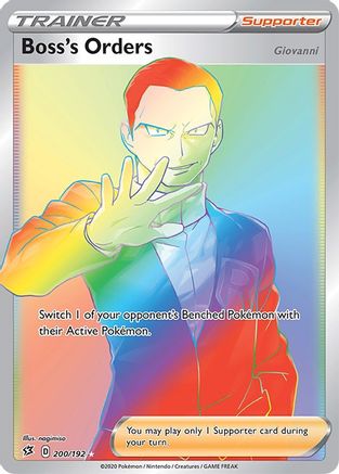 Boss's Orders (Secret) (200)/192 Secret Rare Holofoil