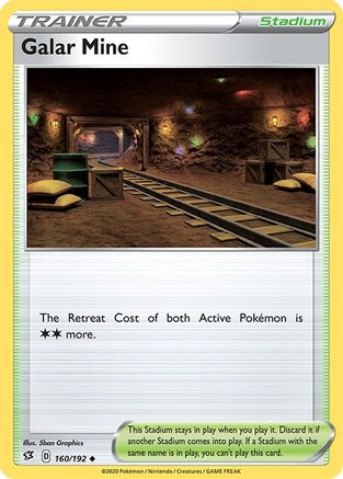 Galar Mine (160)/192 Uncommon Reverse Holofoil