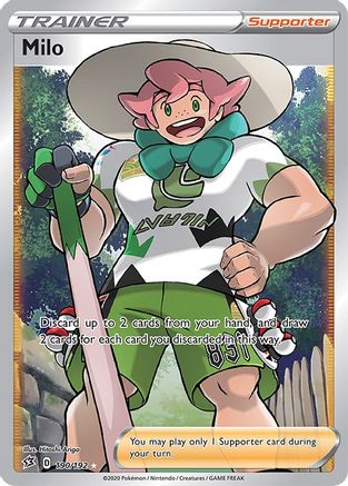 Milo (Full Art) (190)/192 Ultra Rare Holofoil