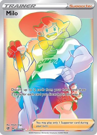 Milo (Secret) (201)/192 Secret Rare Holofoil