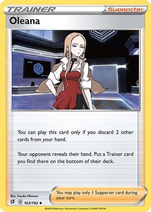 Oleana (163)/192 Uncommon Reverse Holofoil