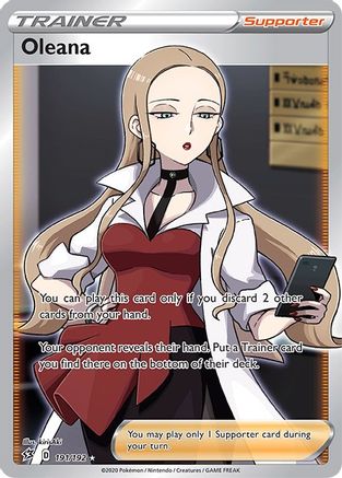 Oleana (Full Art) (191)/192 Ultra Rare Holofoil