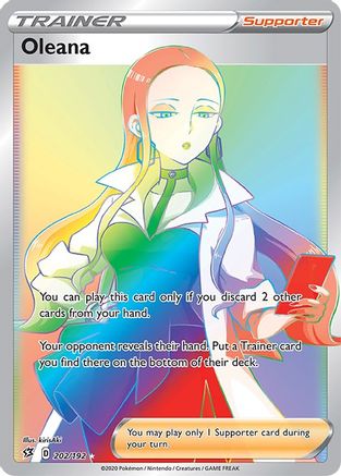 Oleana (Secret) (202)/192 Secret Rare Holofoil