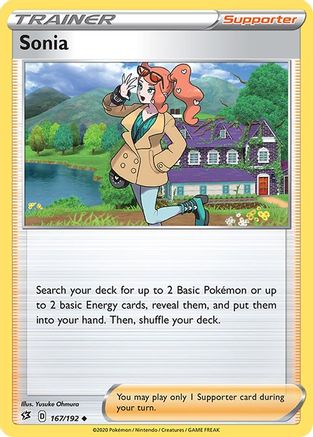 Sonia (167)/192 Uncommon Reverse Holofoil