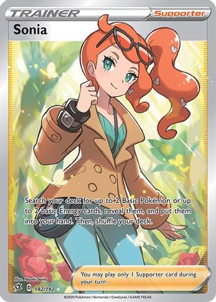 Sonia (Full Art) (192)/192 Ultra Rare Holofoil