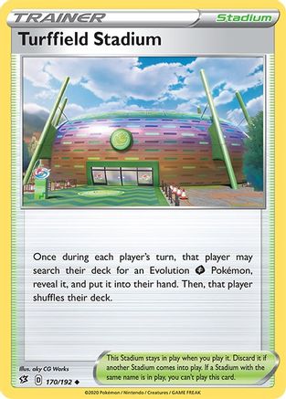 Turffield Stadium (170)/192 Uncommon Reverse Holofoil