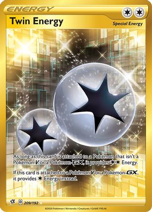 Twin Energy (Secret) (209)/192 Secret Rare Holofoil