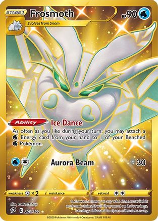Frosmoth (Secret) (204)/192 Secret Rare Holofoil