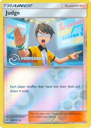 Judge (2019) (108) Promo Reverse Holofoil