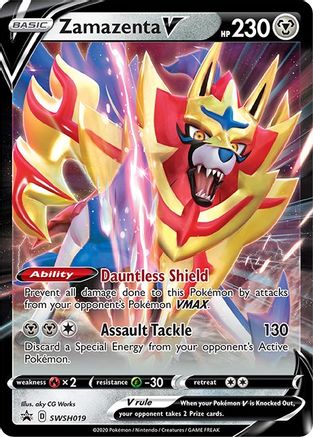 Zamazenta V - SWSH019 (SWSH019)/307 Promo Holofoil