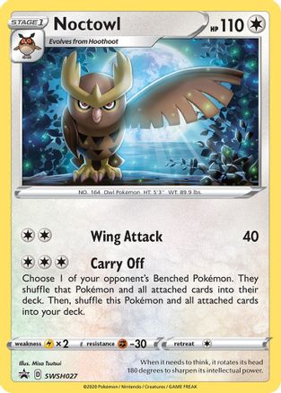 Noctowl - SWSH027 (SWSH027)/307 Promo Holofoil