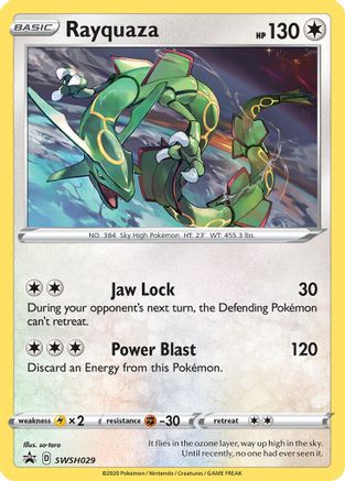 Rayquaza - SWSH029 (SWSH029)/307 Promo Holofoil