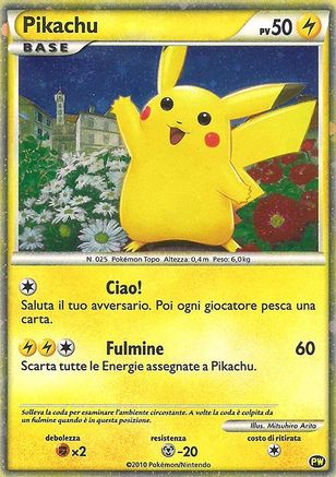 Pikachu (Italian) (PW) Promo Holofoil