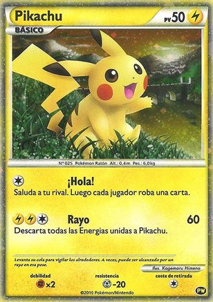 Pikachu (Spanish) (PW) Promo Holofoil
