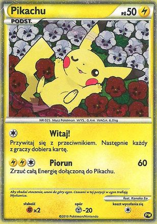 Pikachu (Polish) (PW) Promo Holofoil