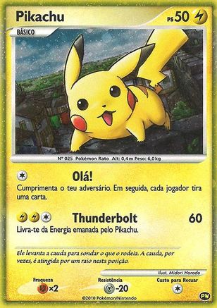 Pikachu (Portuguese) (PW) Promo Holofoil