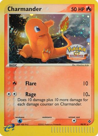 Charmander - 98/97 (City Championships) (98) Promo Holofoil