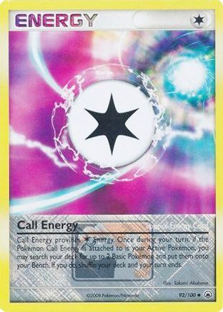 Call Energy - 92/100 (League Promo) (92) Promo Reverse Holofoil