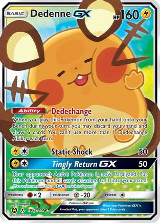 Dedenne GX - 195a/214 (195a)/214 Promo Holofoil