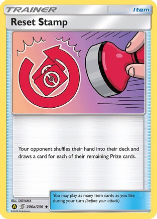 Reset Stamp - 206a/236 (206a)/236 Promo