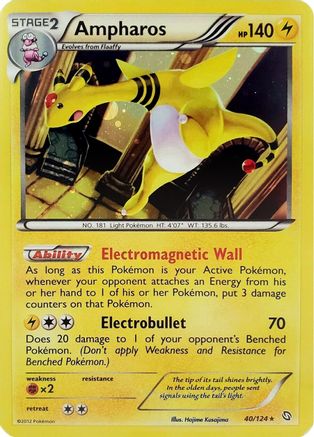Ampharos - 40/124 (Cosmos Holo) (40) Promo Holofoil