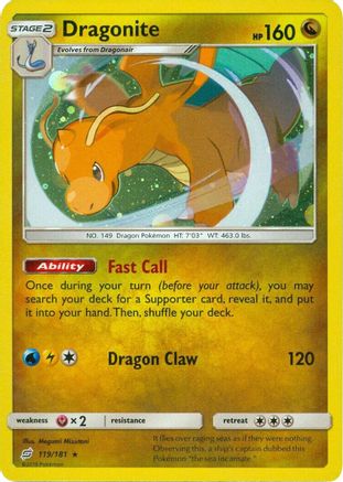 Dragonite - 119/181 (Cosmos Holo) (119) Promo Holofoil
