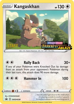Kangaskhan - SWSH038 (Prerelease) [Staff] (SWSH038) Promo Holofoil
