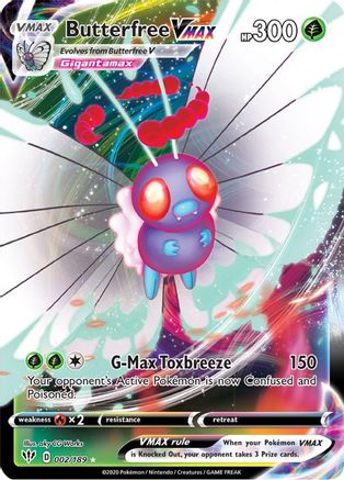 Butterfree VMAX (2)/189 Ultra Rare Holofoil