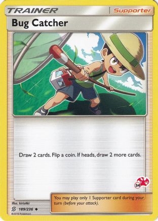 Bug Catcher - 189/236 (#34 Charizard Stamped) (189) Promo