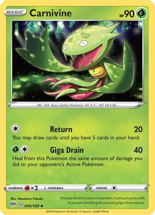 Carnivine (5)/189 Uncommon