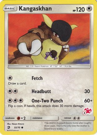 Kangaskhan - 55/70 (#4 Charizard Stamped) (55) Promo