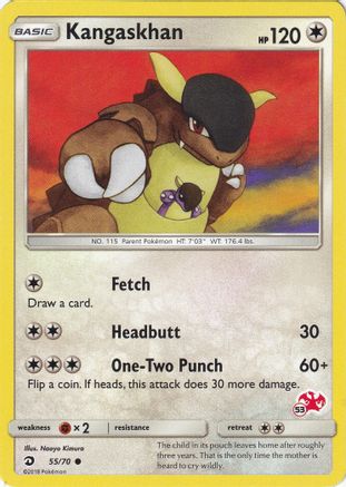 Kangaskhan - 55/70 (#53 Charizard Stamped) (55) Promo