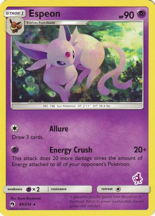 Espeon - 89/214 (Mewtwo Stamped) (89) Promo