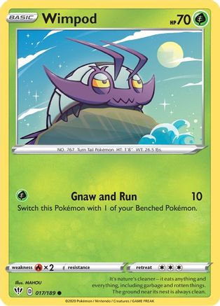 Wimpod (17)/189 Common Reverse Holofoil