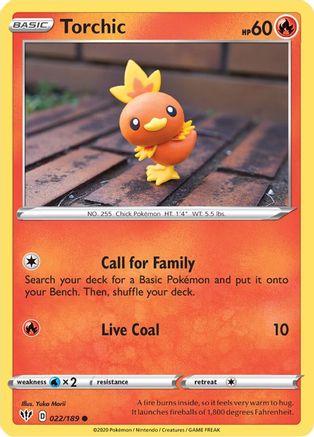 Torchic (22)/189 Common Reverse Holofoil