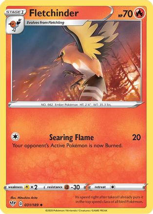 Fletchinder (31)/189 Uncommon Reverse Holofoil
