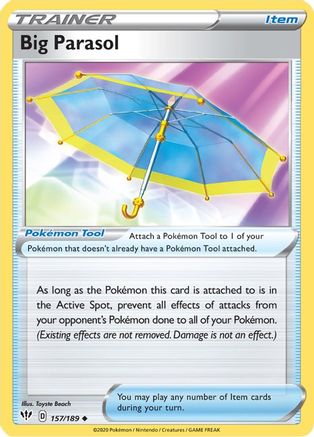 Big Parasol (157)/189 Uncommon Reverse Holofoil