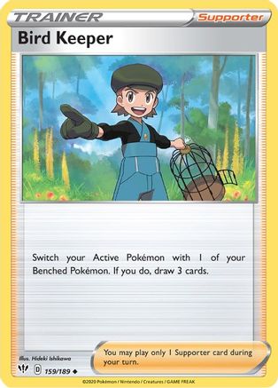 Bird Keeper (159)/189 Uncommon Reverse Holofoil