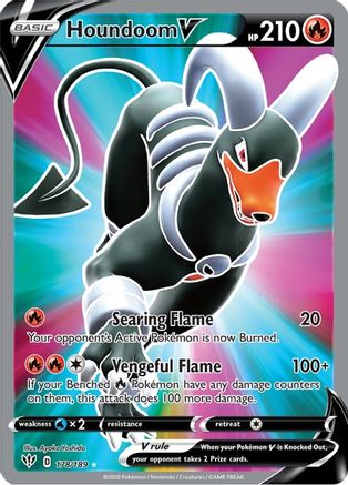 Houndoom V (Full Art) (178)/189 Ultra Rare Holofoil