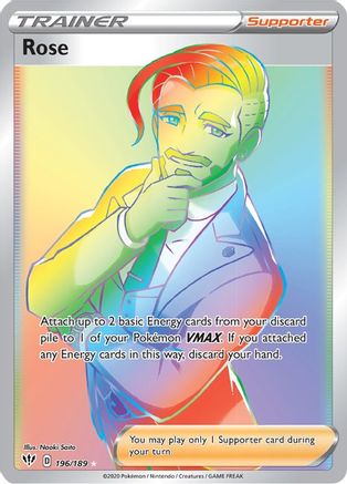 Rose (Secret) (196)/189 Secret Rare Holofoil