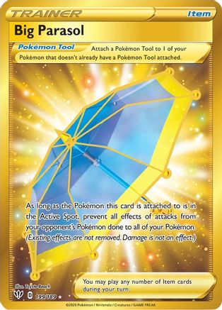 Big Parasol (Secret) (199)/189 Secret Rare Holofoil