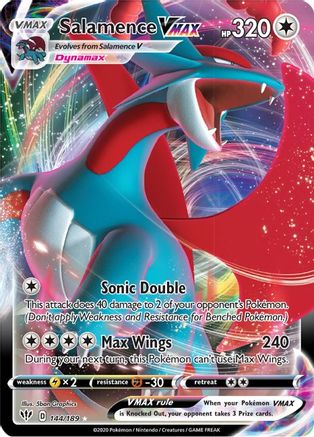 Salamence VMAX (144)/189 Ultra Rare Holofoil