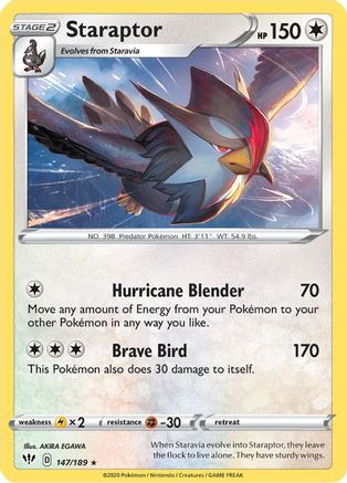 Staraptor (147)/189 Rare