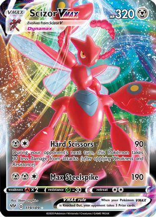 Scizor VMAX (119)/189 Ultra Rare Holofoil