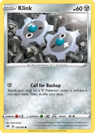 Klink (125)/189 Common Reverse Holofoil